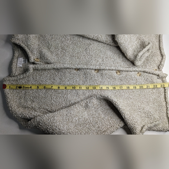 Christopher & Banks Beige Women's cardigan Sweater button down E-2 - Picture 6 of 10